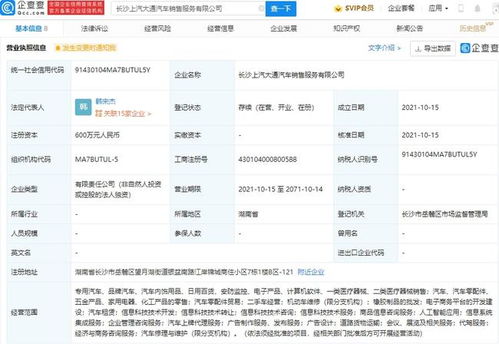 上汽大通長沙新公司成立，加速人工智能與信息系統集成業務布局